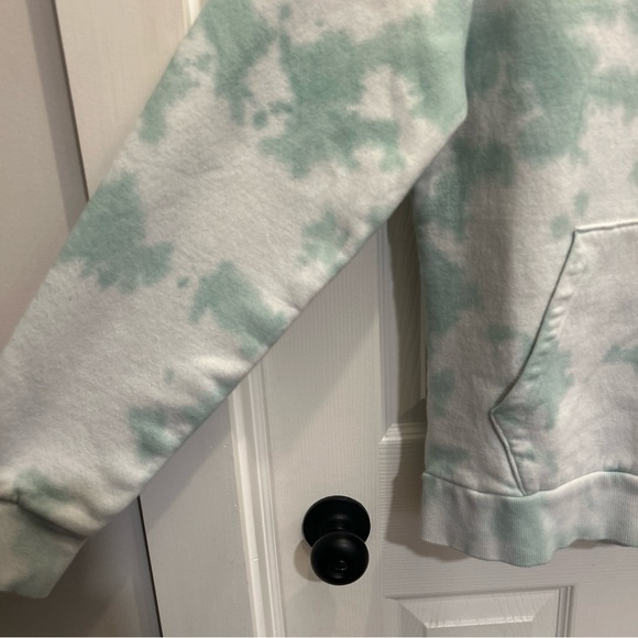 NASA Hyper Space Tye-Dye Hoodie Sweatshirt Small Pullover Planets Science Unisex - Picture 8 of 12